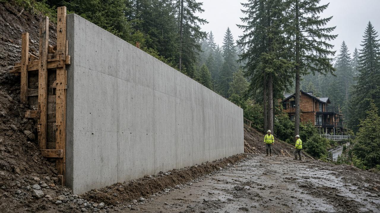Concrete Retaining Walls in Abbotsford BC