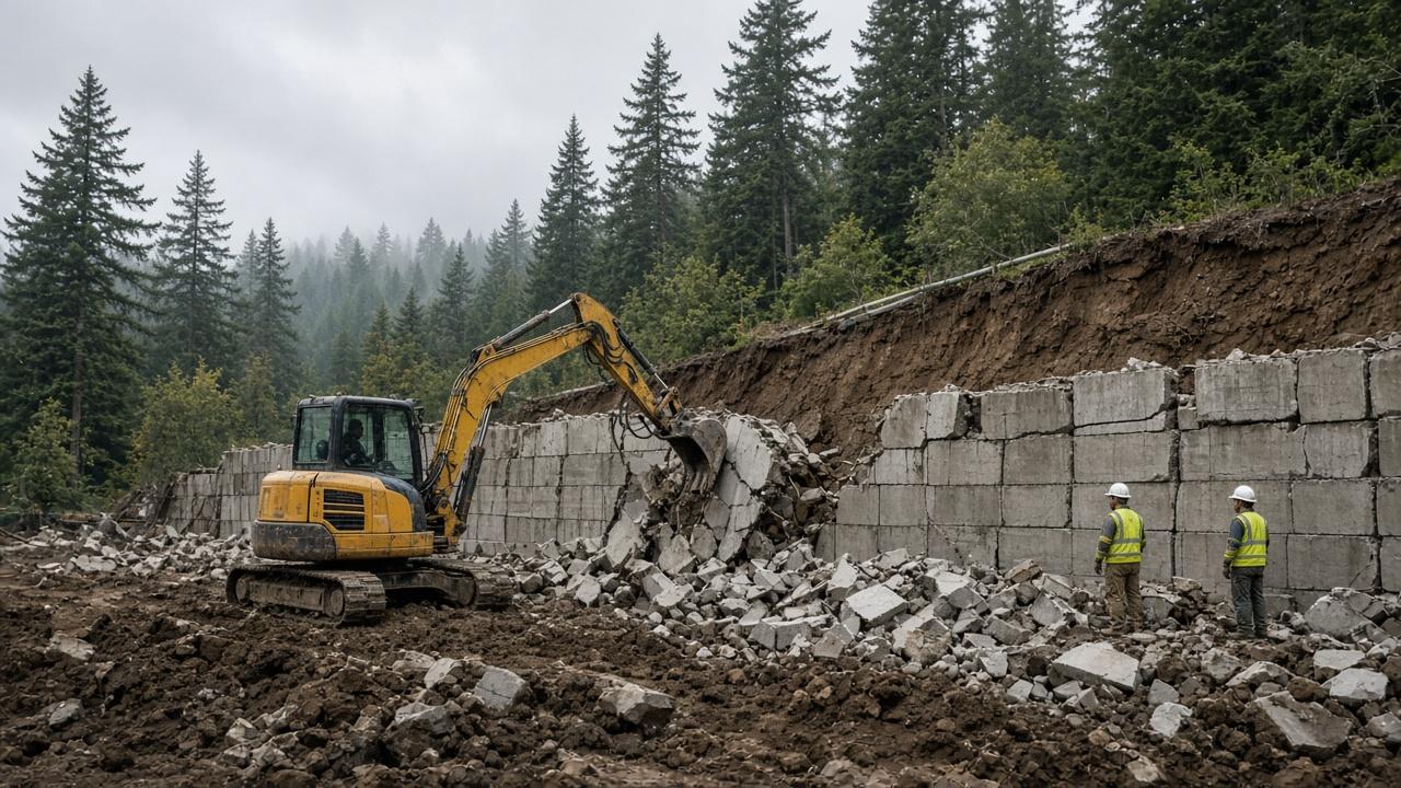 Retaining Wall Replacement in Abbotsford BC