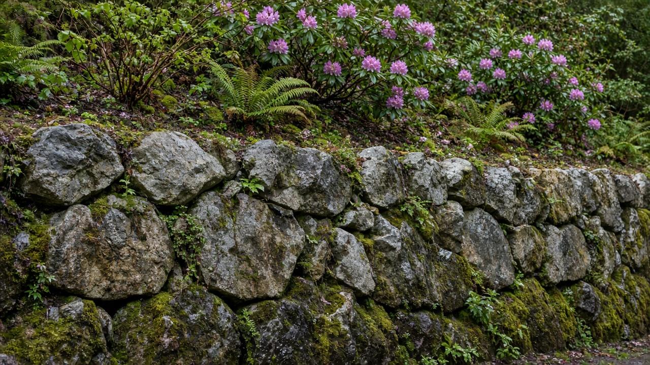 Natural Stone Retaining Walls in Abbotsford BC